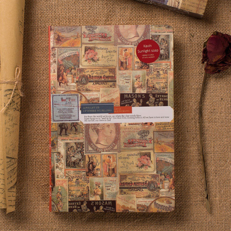 Wholesale Creative Ledger Color Page Illustration Notebook